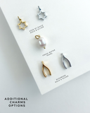 Silver Rolo Charm Necklace