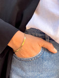 Gold Herringbone Bracelet