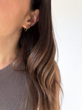 Silver Endless Hoop Earrings