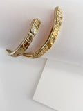 Hammered Gold Bangle