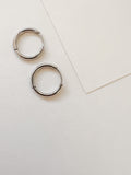 Silver Endless Hoop Earrings