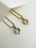 Star of David Box Chain Necklace