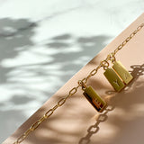 Dainty Initial Paperclip Necklace