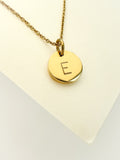 Initial Disk Necklace