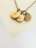 Initial Disk Necklace