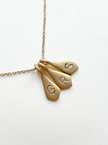 Personalized Diamond Initial Necklace