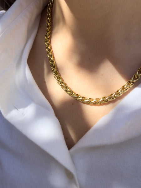 Bold Wheat Necklace