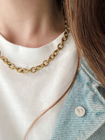 Chunky Toggle Chain Necklace