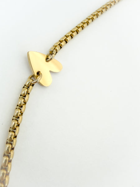 Heart Box Rolo Bracelet