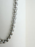Silver Rolo Charm Necklace