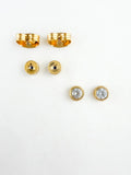 Dainty Moissanite Stud Earrings