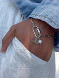 Personalized Carabiner Charm Bracelet