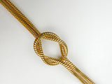 Love Knot Snake Chain Bracelet