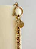 Dainty Rolo Spring Ring Necklace