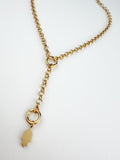 Lariat Y Rolo Necklace