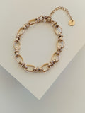 Gold Oval Link Bracelet
