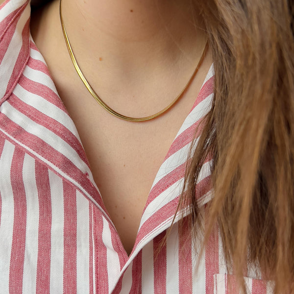 Herringbone Chain Necklace