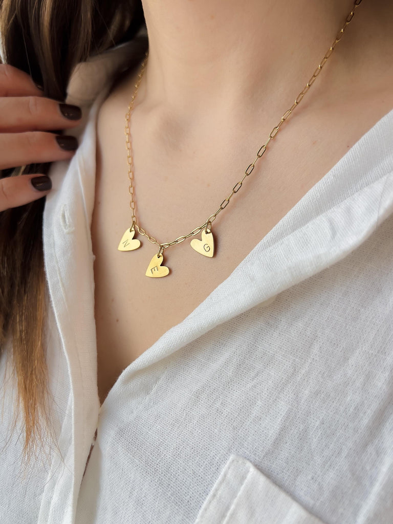 Gold Initial Necklace