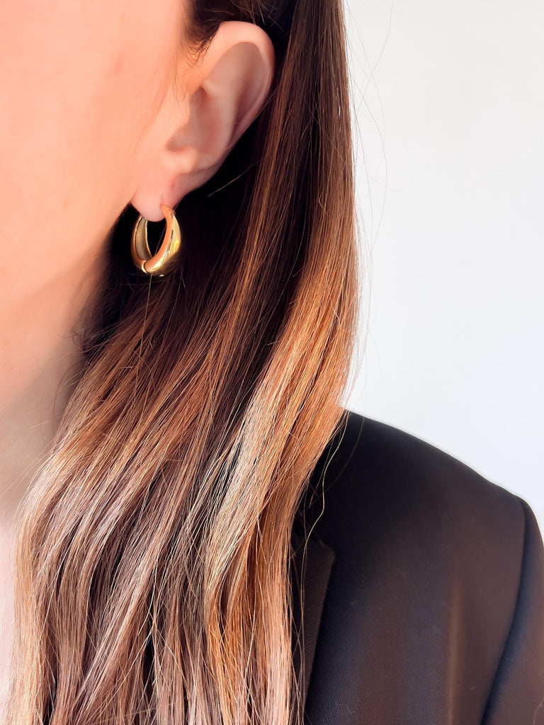 Chunky Hoop Earrings