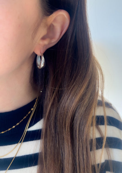Chunky Hoop Earrings