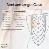 Dainty Initial Paperclip Necklace