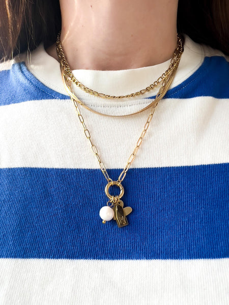 Paperclip Charm Collector Necklace