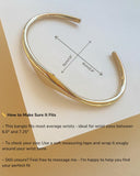 Open Water Drop Bangle