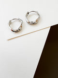 Gold Twist Hoop Earrings