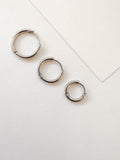 Silver Endless Hoop Earrings