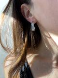 Geometric Gold Hoops