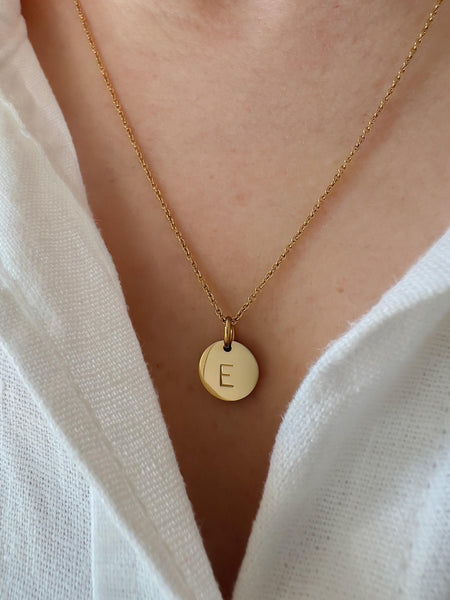 Initial Disk Necklace