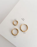 Silver Endless Hoop Earrings