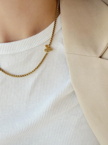 Heart Box Rolo Necklace