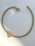 Heart Box Rolo Bracelet