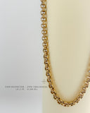 Circle Rolo Charm Holder Necklace