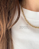 Dainty Rolo Snap Charm Necklace