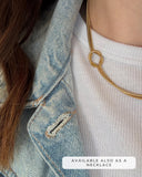 Love Knot Snake Chain Bracelet