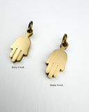 Hamsa Initial Necklace