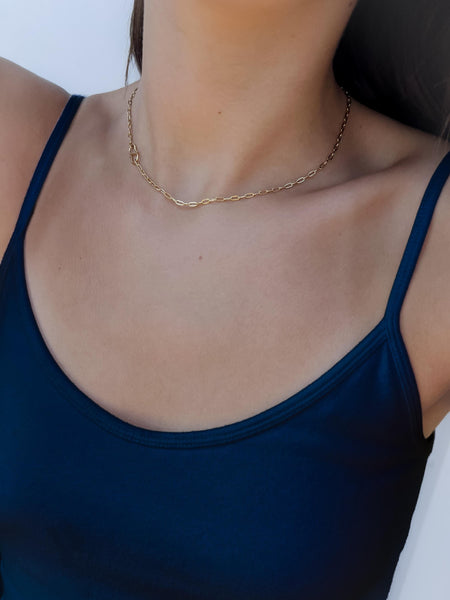Minimalist Paperclip Necklace