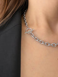 Silver Toggle Chain Necklace