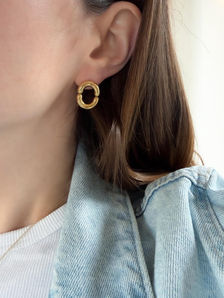 Chunky Gold Earrings
