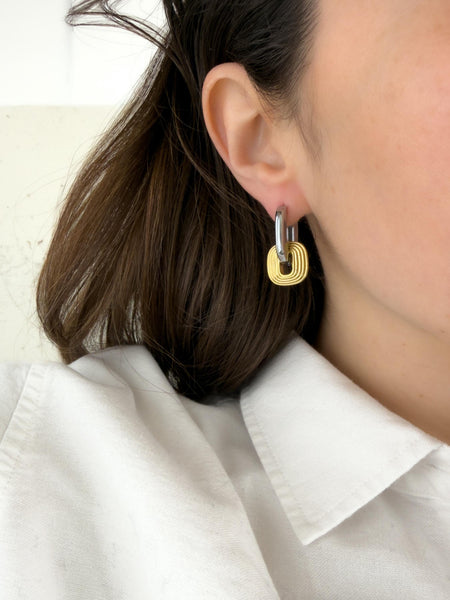 Chunky Gold Hoops