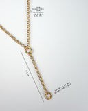 Lariat Y Rolo Necklace