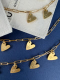 Personalized Heart Initial Bracelet