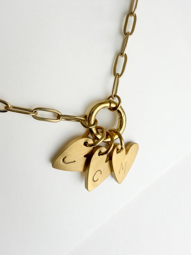 Paperclip Charm Collector Necklace
