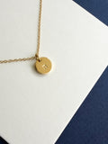 Hebrew Initial Necklace