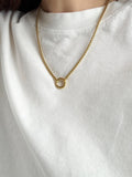 Box Chain Charm Holder Necklace