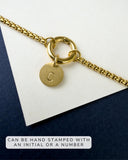 Box Chain Charm Holder Necklace