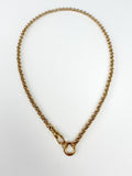 Vintage Swivel Rolo Charm Necklace
