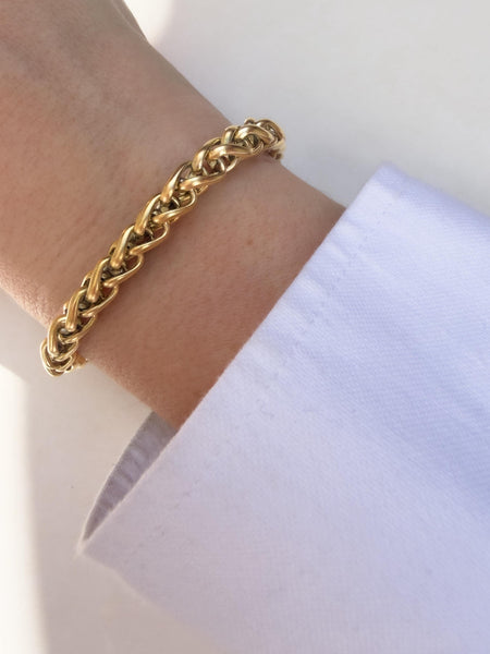 Bold Wheat Bracelet